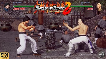 Shaolin vs Wutang 2 | Jackie Chan (Drunken Fist) 💥 Jet Li (Wu Shu) | CPU vs CPU AI vs AI