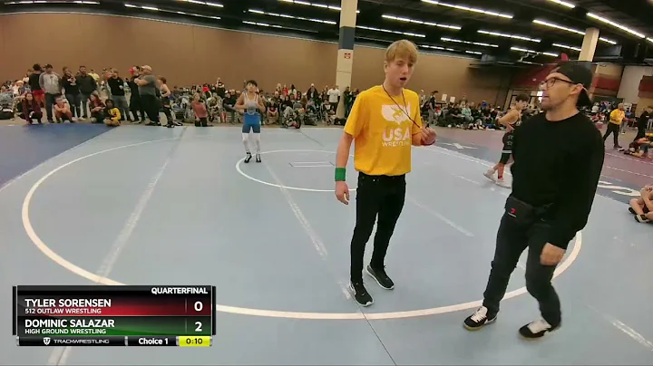 106 Lbs Quarterfinal - Dominic Salazar, High Groun...