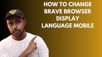 How to change brave browser display language mobile| change display language brave browser