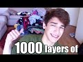 1000+ LAYERS OF CLOTHES || (Almost)