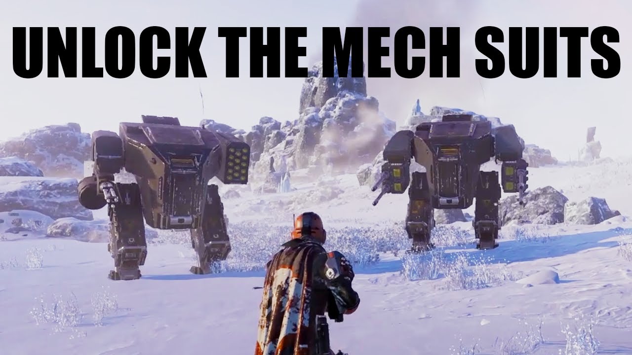 How to Unlock The Mech Suit and Vehicles in 