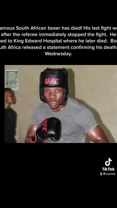 Boxing South Africa released a statement confirming death of Simiso Buthelezi on Wednesday.