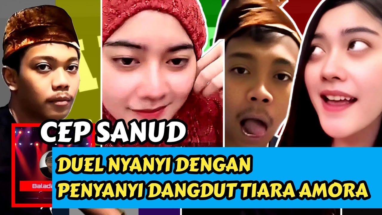 Cep sanud || Duel nyanyi dengan penyanyi dangdut Tiara amora
