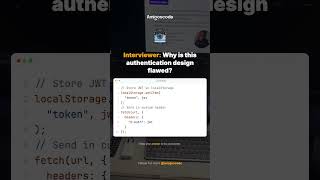 Your JWT storage is a security hole #java #codinginterview #programming