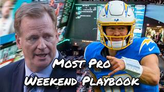 Roger Goodell HATES NFL Fans, Chargers set to Finish Last in AFC West | Most Pro Weekend Playbook