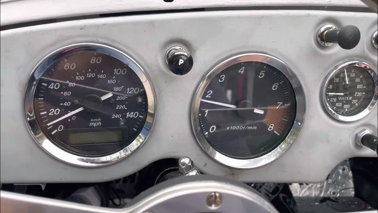 MGiata gokart testing the speedometer YouTube