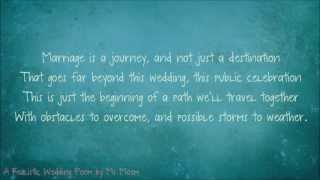 A Realistic Wedding Poem | Fun Wedding Reading