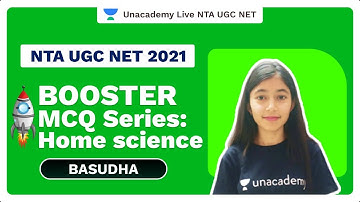 NTA UGC NET 2021|Booster MCQ Series: Home Science |Basudha|Unacademy Live