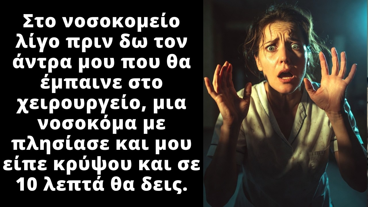 Περίμενα τον άντρα μου να τον βάλουν στο χειρουργείο και τότε συνέβει κάτι ανατριχιαστικό