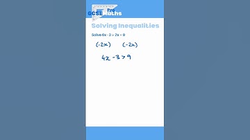 Solving Linear Inequalities #maths #gcse #inequalities #solvinginequalities