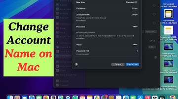 How to Change Account Name on Mac / How to Change Admin Username on Mac