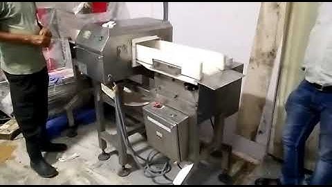 metal detector for frozen food