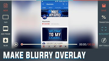 How to Make Blur Background Overlay For Vertical Videos On Android