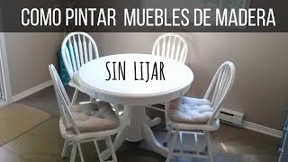 PINTA Y RENUEVA TUS MUEBLES VIEJOS (SIN LIJAR TOTALMENTE) // Nathy Aportes  