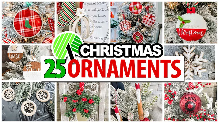 25 *BEST* DIY Holiday Ornaments! (Beginner friendly) Dollar Tree Christmas 2025