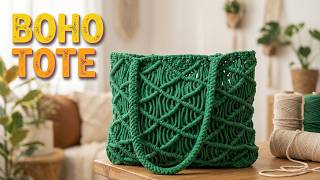 Macrame Tote Bag Tutorial!! Part-2