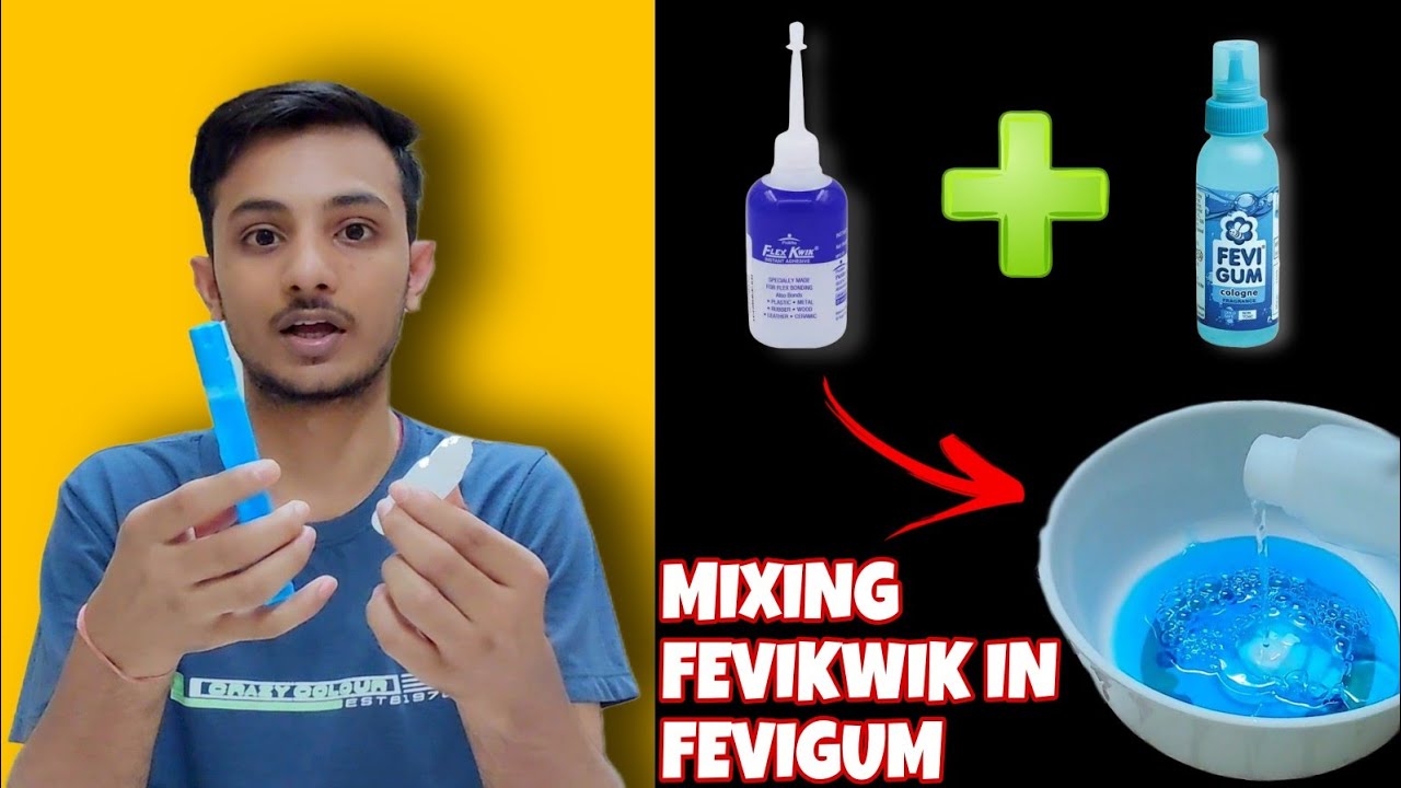 MIXING FEVIKWIK IN FEVIGUM | क्या ये SUPERGLUE बन पाएगा ? FEVIKWIK EXPERIMENT | FEVIKWIK VS GUM 🥶