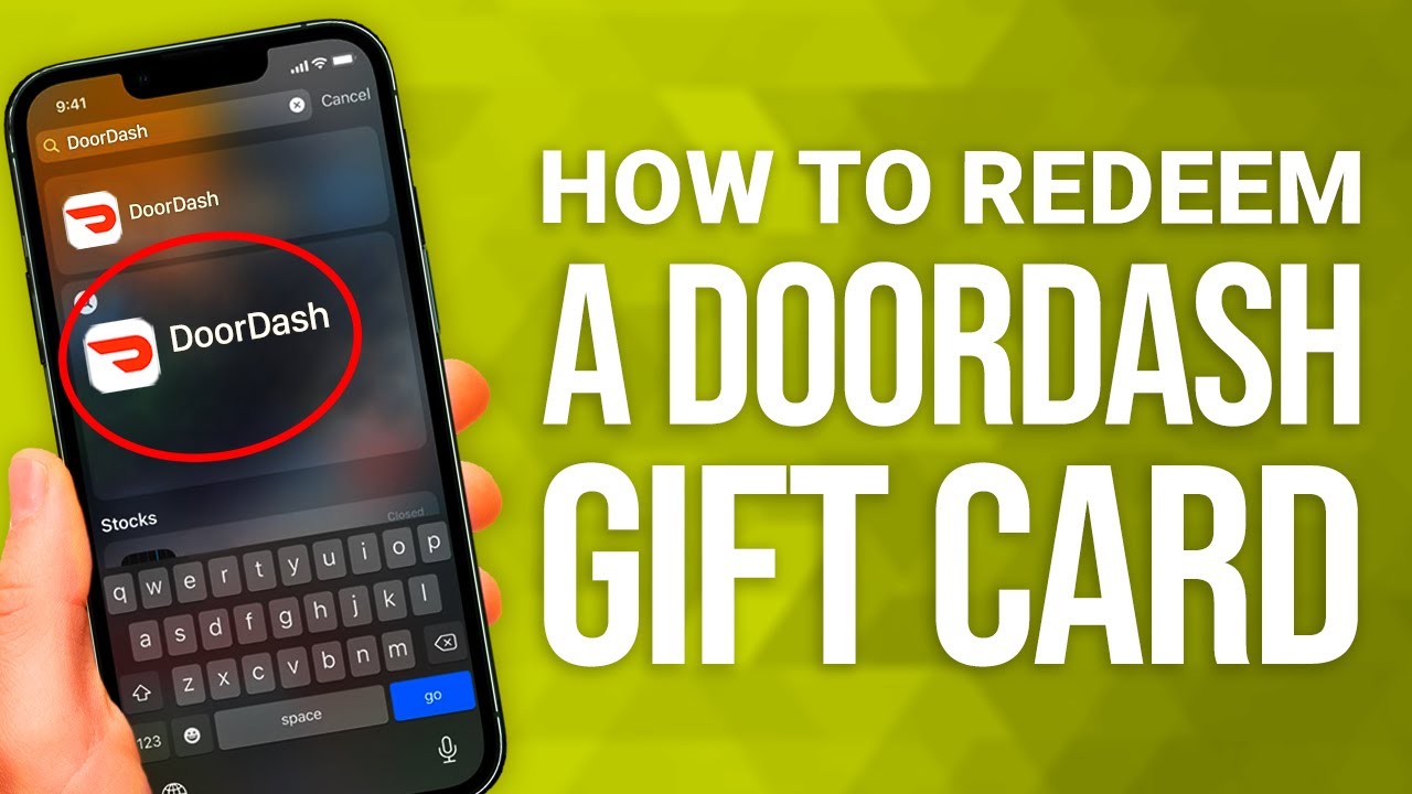 How to Redeem a DoorDash Gift Card: Easy How-To! - YouTube