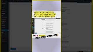 How to Restore Missing Theme Editor Button on Wordpress Website (iThemes Security Plugin Fix)