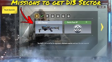 How to Get D13 Sector in COD Mobile | Missions to get D13 Sector CODM