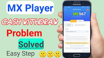 MX player withdrawal problem today ! mx Player Cash out problem ! MX player money withdraw Problem !
