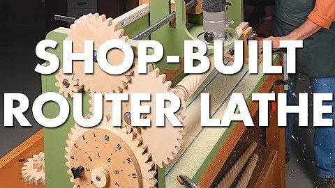 Turn Amazing Table Legs with this Shop-Built Router Lathe!