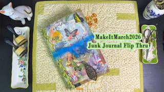 Make It March 2026 / Junk Journal Flip Thru Made with Digitals & My own Stash #MakeItMarch2026
