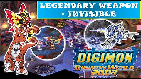 Digimon World 2003 Gameplay - Legendary Weapon Invisible (Guilmon)
