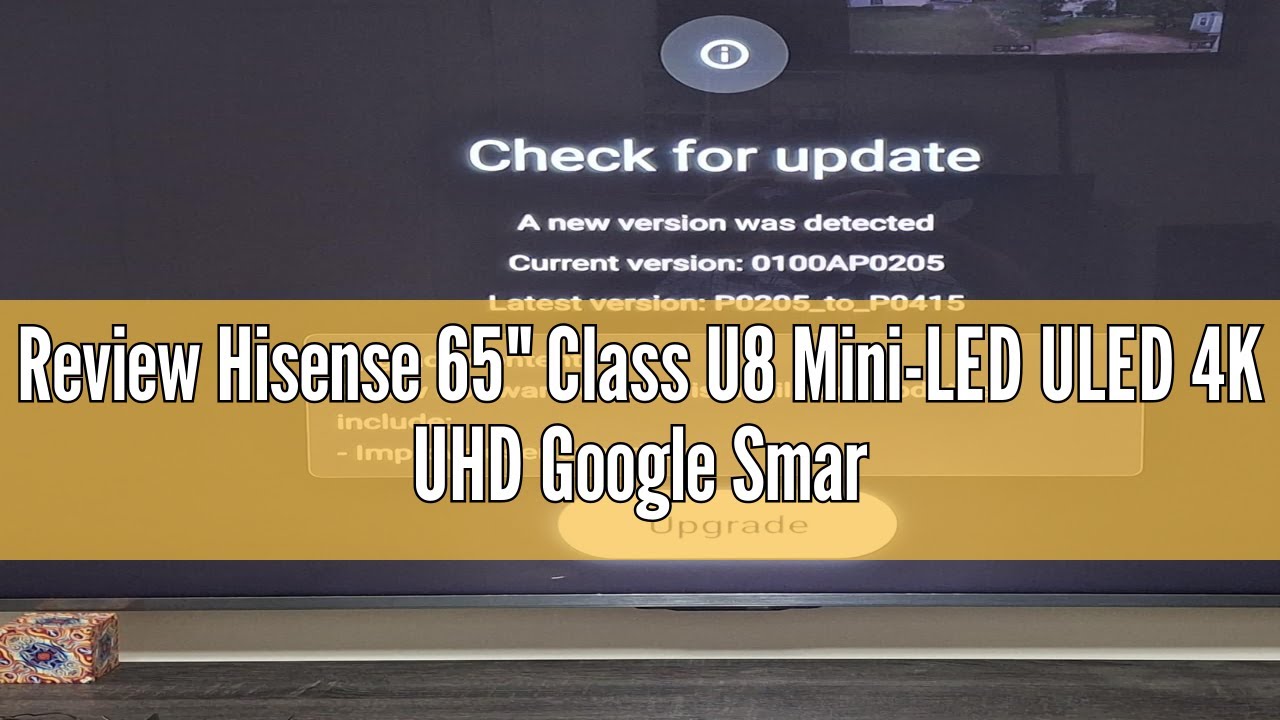 Review Hisense 65" Class U8 Mini-LED ULED 4K UHD Google Smart TV (65U8QG, 2025 Model) - QLED, Native