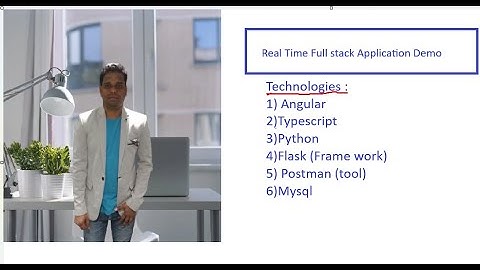Full stack Application  using Angular +Python Flask