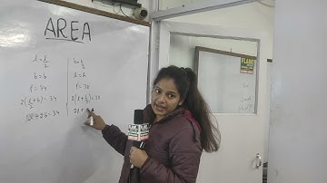 A rectangular paper, when folded into two congruent parts had a p