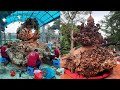 One year carving the extremely giant wooden masterpiece  one of a kind vietnamese wood carving