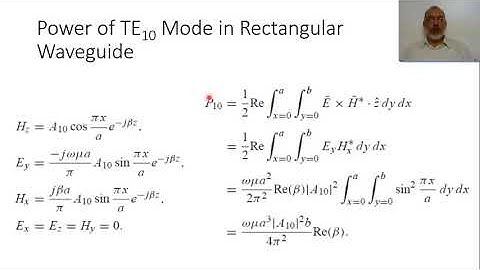 Chapter03 j  Rectangular Waveguide TE10 Mode