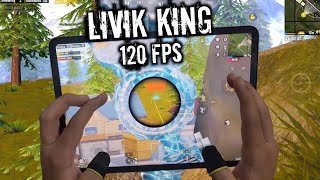 LIVIK KING IS BACK | 120 FPS IPAD PRO HANDCAM | PUBG MOBILE
