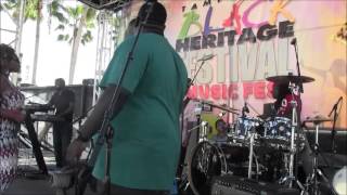 Video thumbnail of "Reggae Drummer Dyrol (Chops) Randall with JAH MOVEMENT REGGAE BAND"