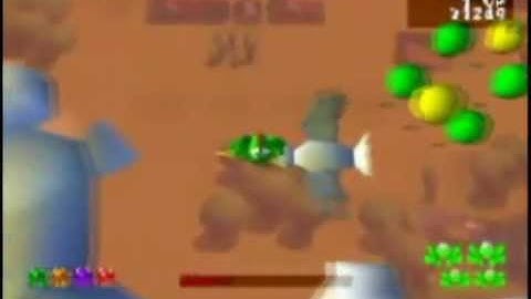 Frogger (PSX) Walkthrough Cloud Zone: 6-3 Loonier Balloons