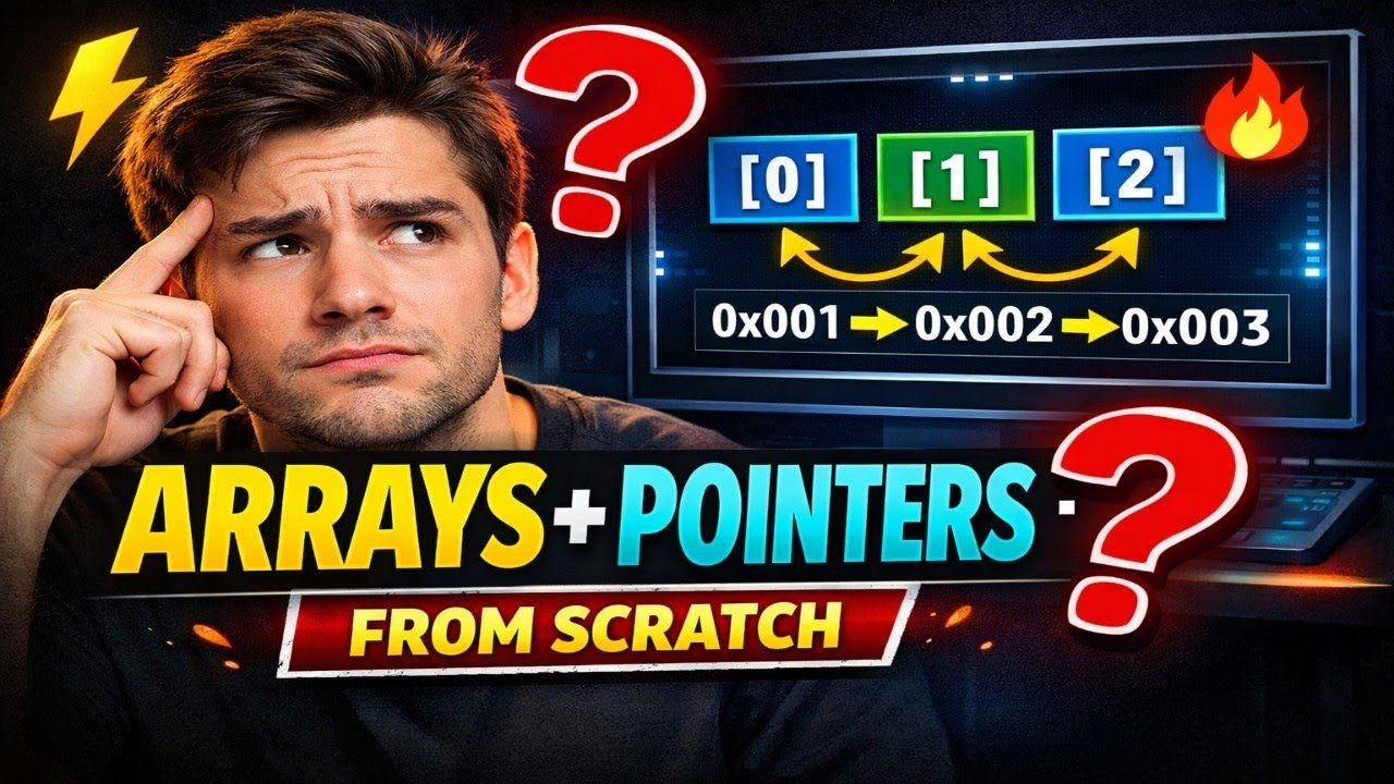 C++ Arrays with Pointers Tutorial | Deep Explanation for Beginners ...