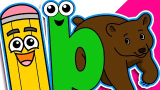 "Bear Starts with B" | Level 1 Lower Case "b" | Learn Phonics, Early Childood Education, Baby Teach