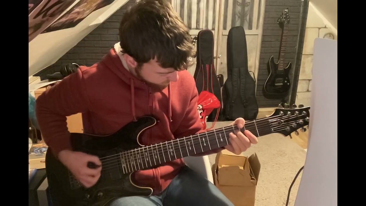 Meshuggah - Bleed (guitar cover)