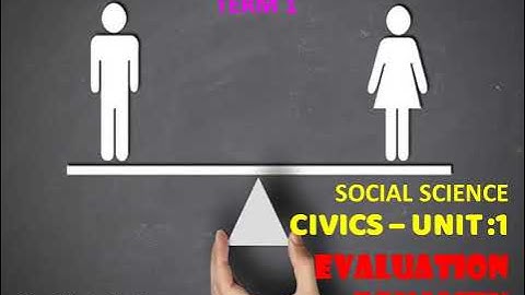 EQUALITY || CLASS 7 : TERM 1 || UNIT 1 : EVALUATION || CIVICS - SOCIAL || MATRIC || Mrs. Sithara