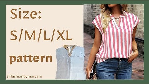 Draft T-Shirt pattern/diy&tutorial/size: S/M/L/XL#tutorial #pattern #diy #shirt #tshirt #size #draft