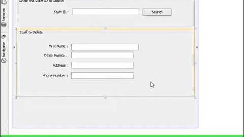 how to develop java GUI application staff management system part 18