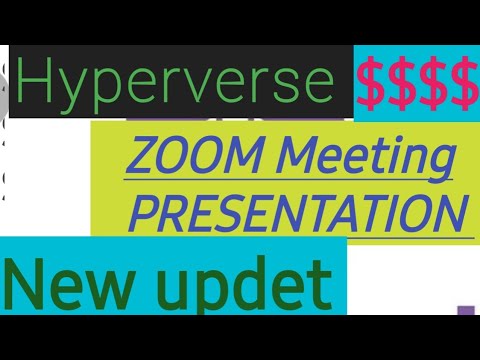HYPER VERSE 5 STAR ACHIVER PRESENTATION।। Hyperverse plan zoom Meeting PRESENTATION ।। Hyperverse