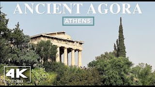 Ancient Agora of Athens Virtual Walk Tour2022 | 4K Greece Travel Guide | Ruins Archaeological Site