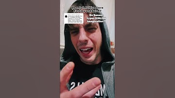 Do sensor types DISLIKE imagination?