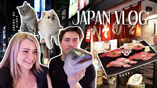 Life in Japan VLOG 🇯🇵🍃 sushi, leaving sendai, language study