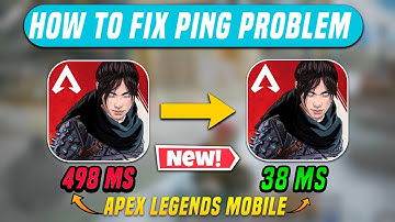 How To Fix High Ping Issue In Apex Legends Mobile 3rd Beta |Fix Lag Problem In Apex Legends Mobile|