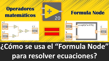 🧮 Uso del "Formula Node" en LabVIEW