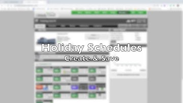 Ubiquity Tech Tip102: Holiday Scheduling