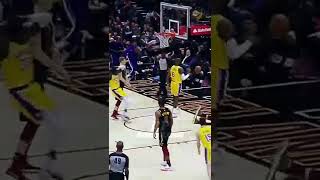 LeBron dunks on Kevin Love💀 #shorts